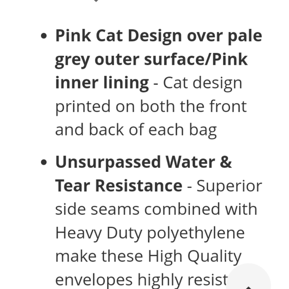 Kitty Cat Mailers. 10x13 Includes 10 bags.. Price is. Firm - Picture 5 of 7